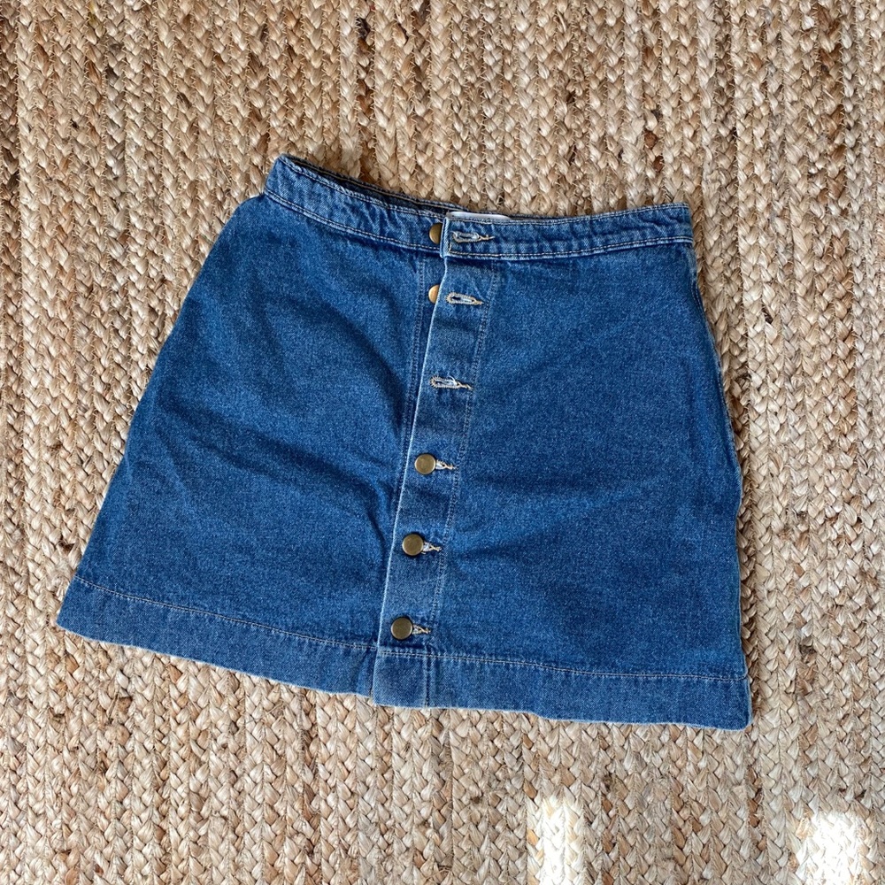 American Apparel denim skirt